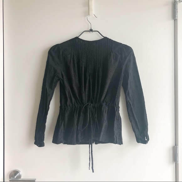 Urban Outfitter UO Ecote black button up blouse - Picture 3 of 6